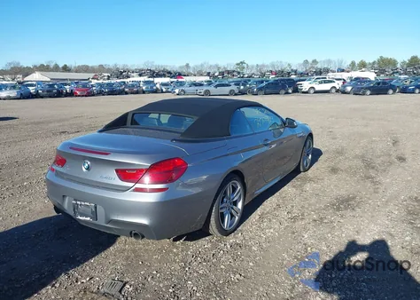 2016 BMW 640I xDrive из США, поврежденный, VIN WBA6F3C59GD994651